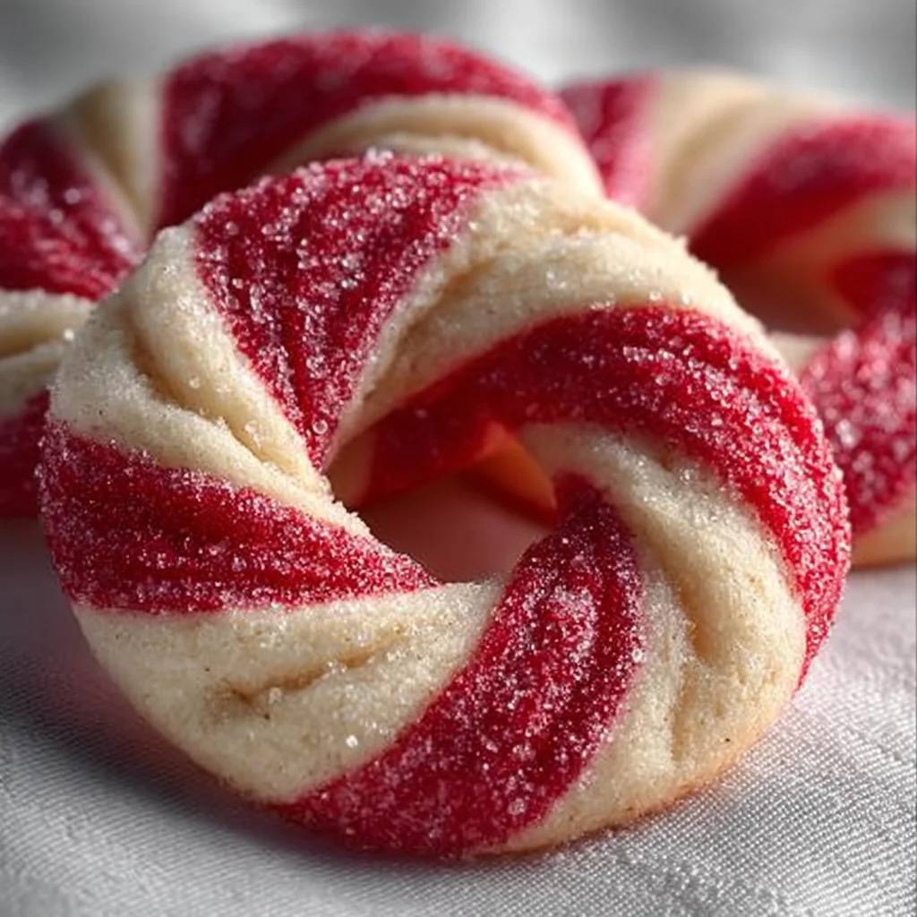 Peppermint Candy Cane Cookies