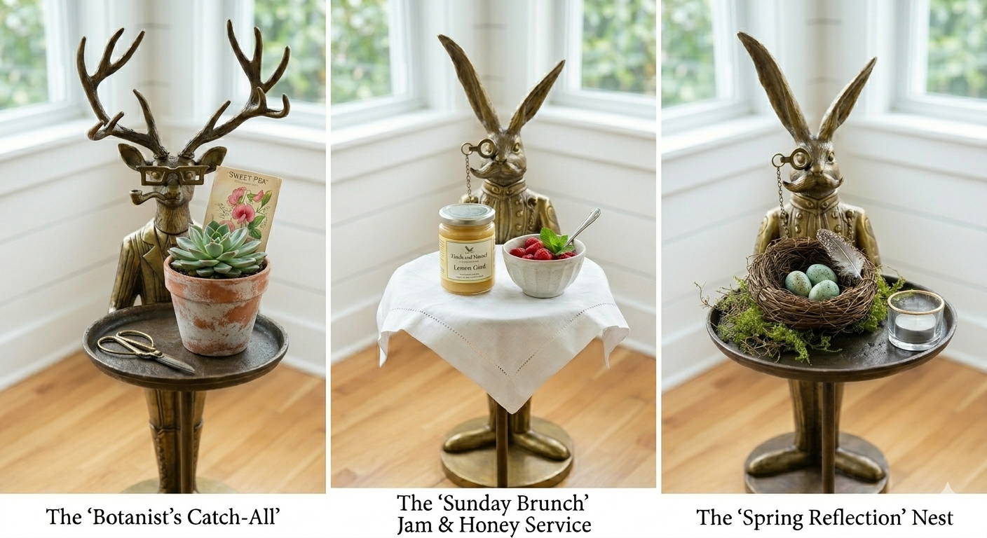 3 Ways to Style A Butler Stand