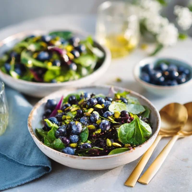 Blueberry Pistachio Spring Salad