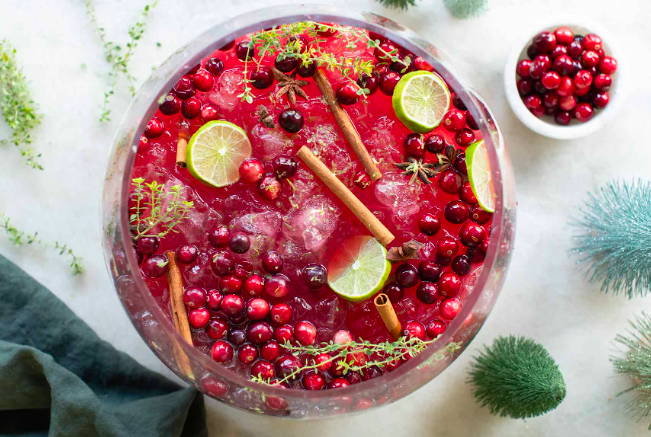 Christmas Cranberry Punch