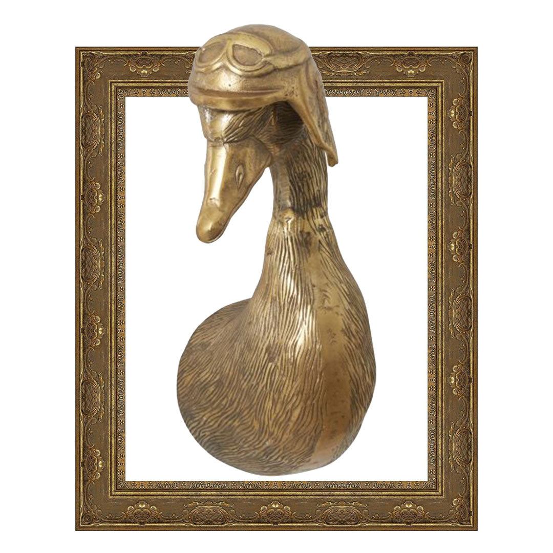 Charlie The Duck - Antique Gold Frame