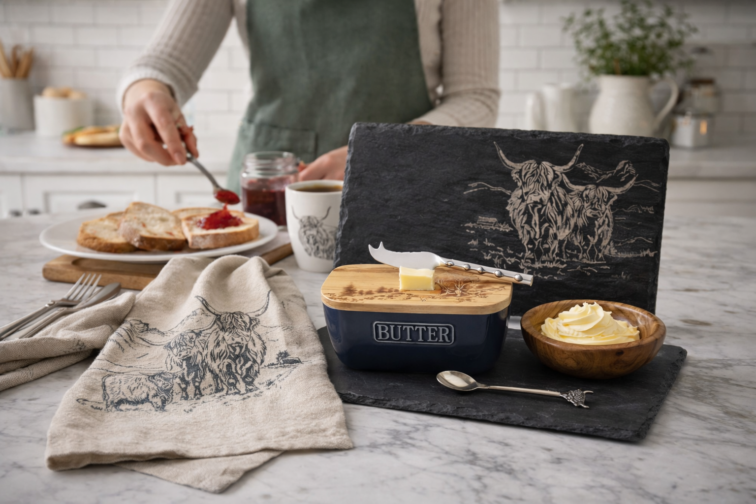 Highland Cow Charcuterie Bundle