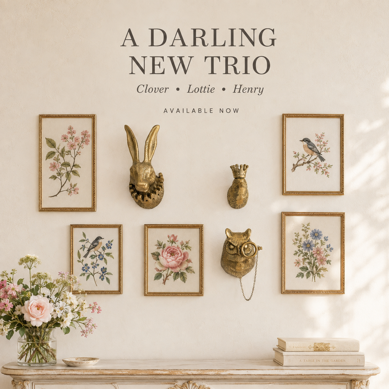 EJ Jubilee Trio - Antique Champagne Finish