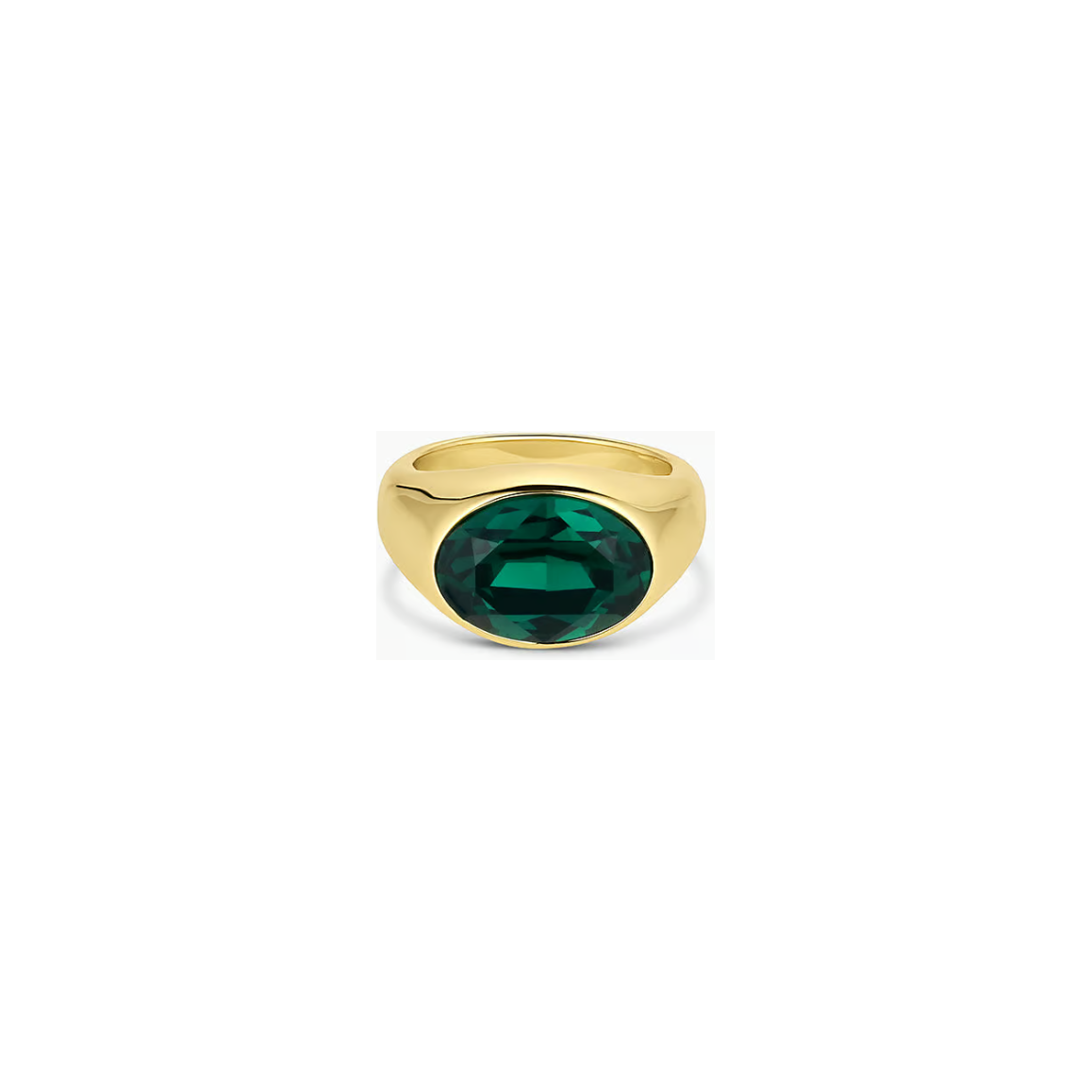 Nova Cocktail Ring (Emerald) Size 6