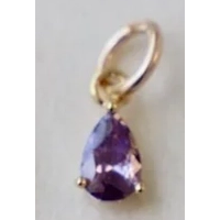 Katie Waltman Teardrop Birthstone Charm