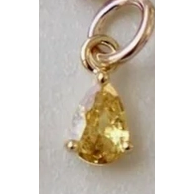 Katie Waltman Teardrop Birthstone Charm