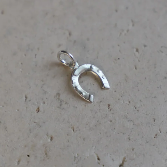 Silver Horseshoe Charm