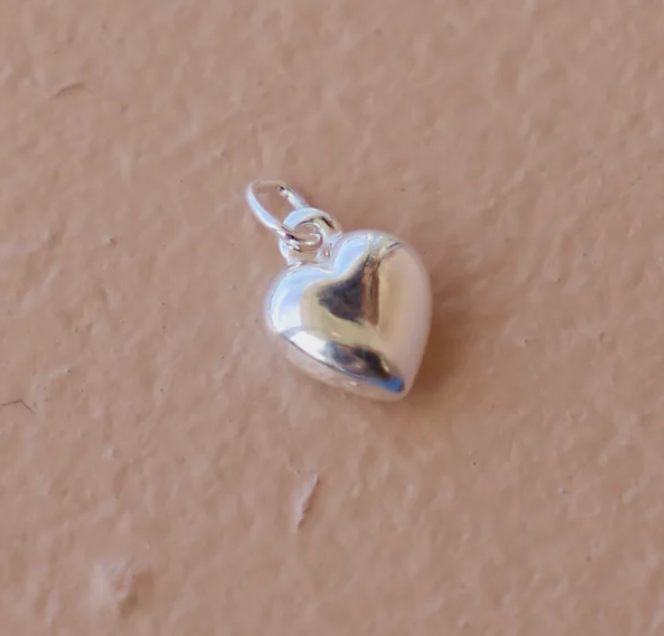 Mini Silver Heart Charm