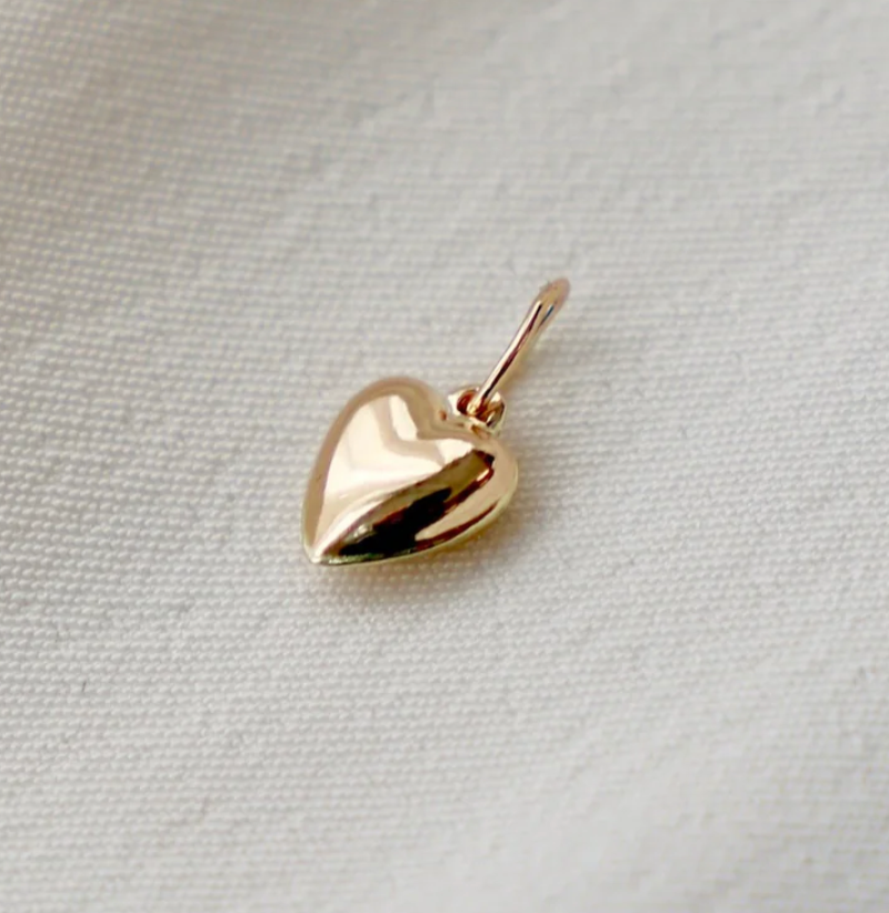 Mini Gold Heart Charm
