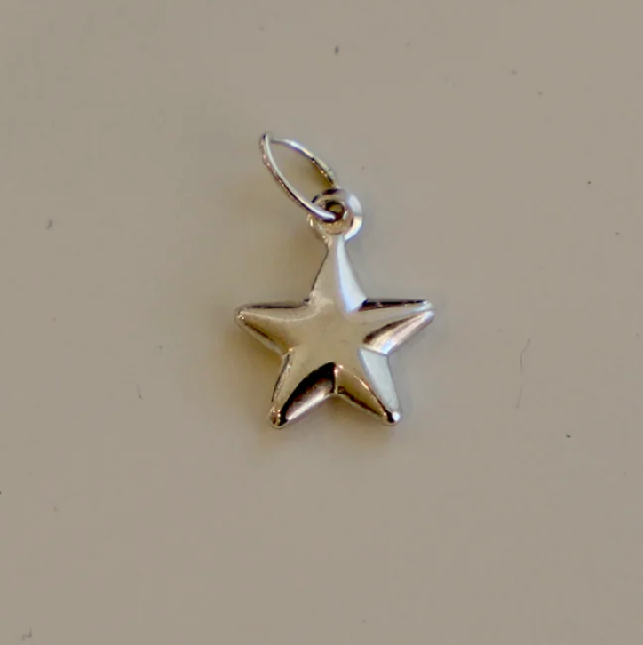 Silver Star Charm