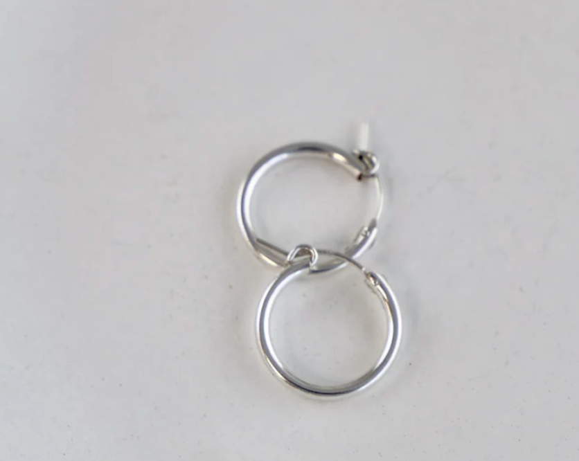 Silver Standard Hoops - Medium