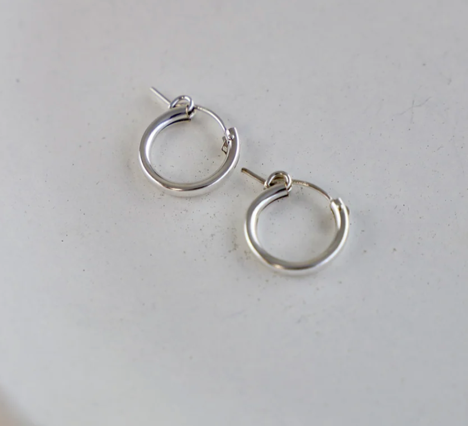 Silver Standard Hoops - Small
