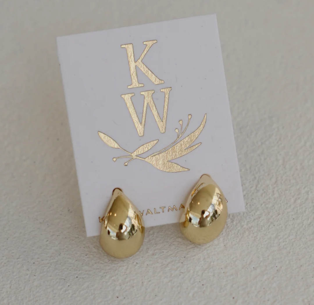 Gold Dome Earrings
