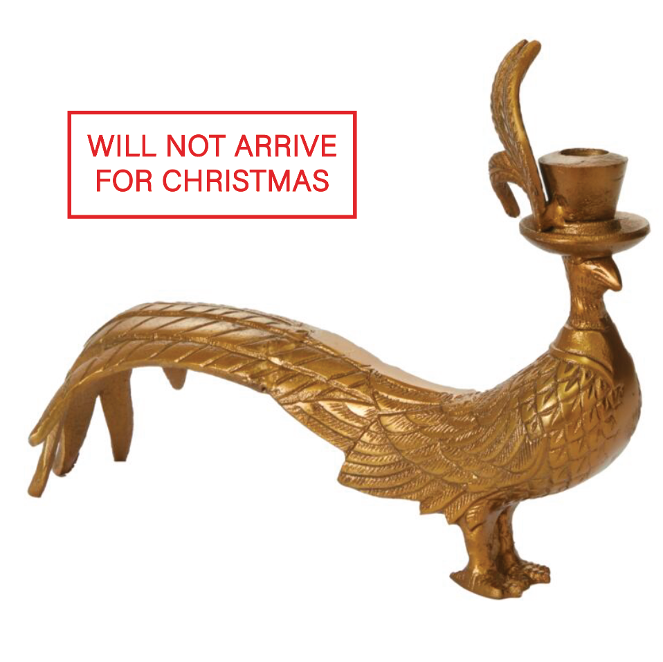 Emerson the Pheasant Candlestick