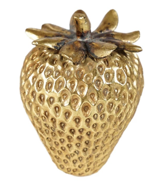 Resin Gold Strawberry