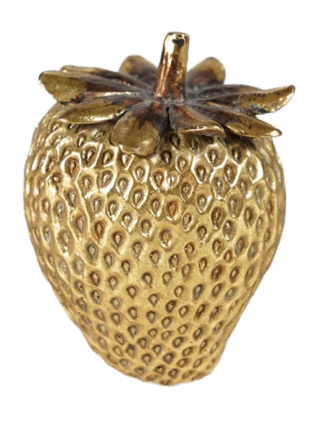 Resin Gold Strawberry