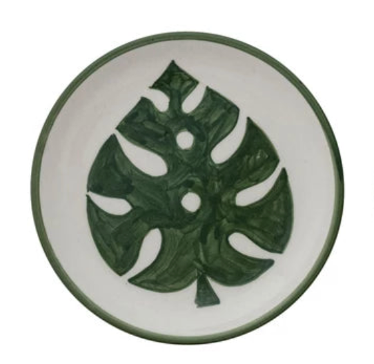Botanical Stoneware Plate