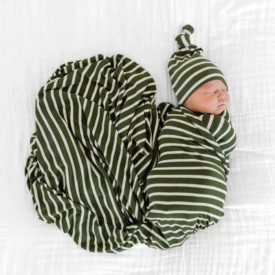 Tyler Ribbed Swaddle Blanket - Regular Luxe