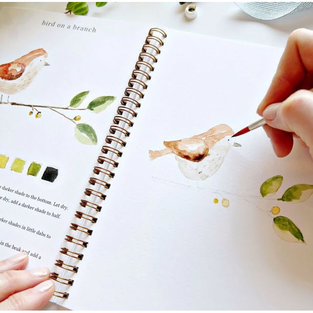 Animals Watercolor Workbook