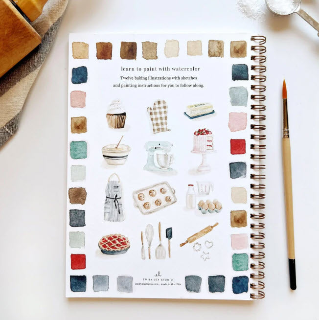 Baking Watercolor Workbook
