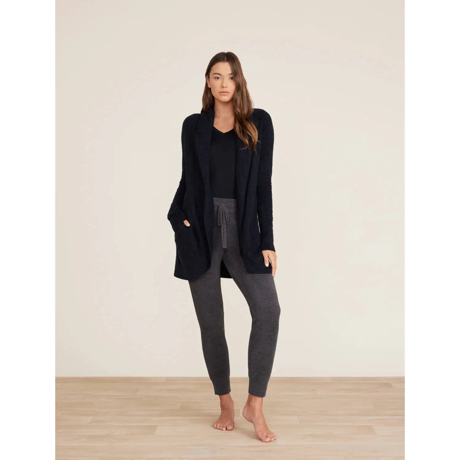 Cozy Chic Lite Cardigan - Black