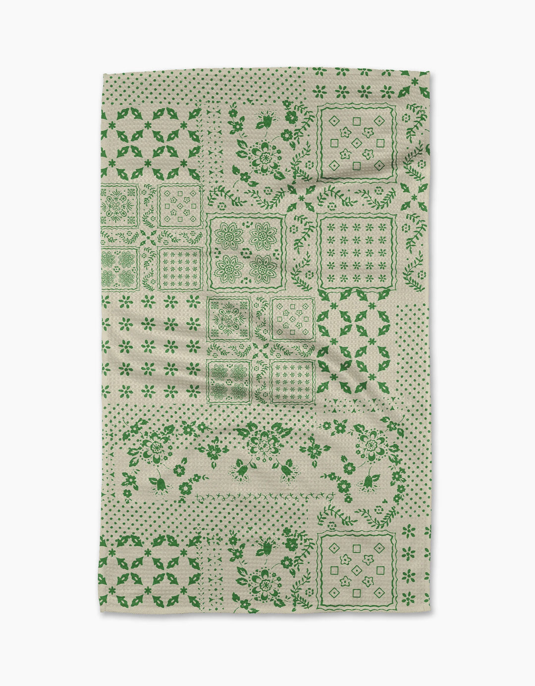 Blossoming Bandana Green Tea Towel