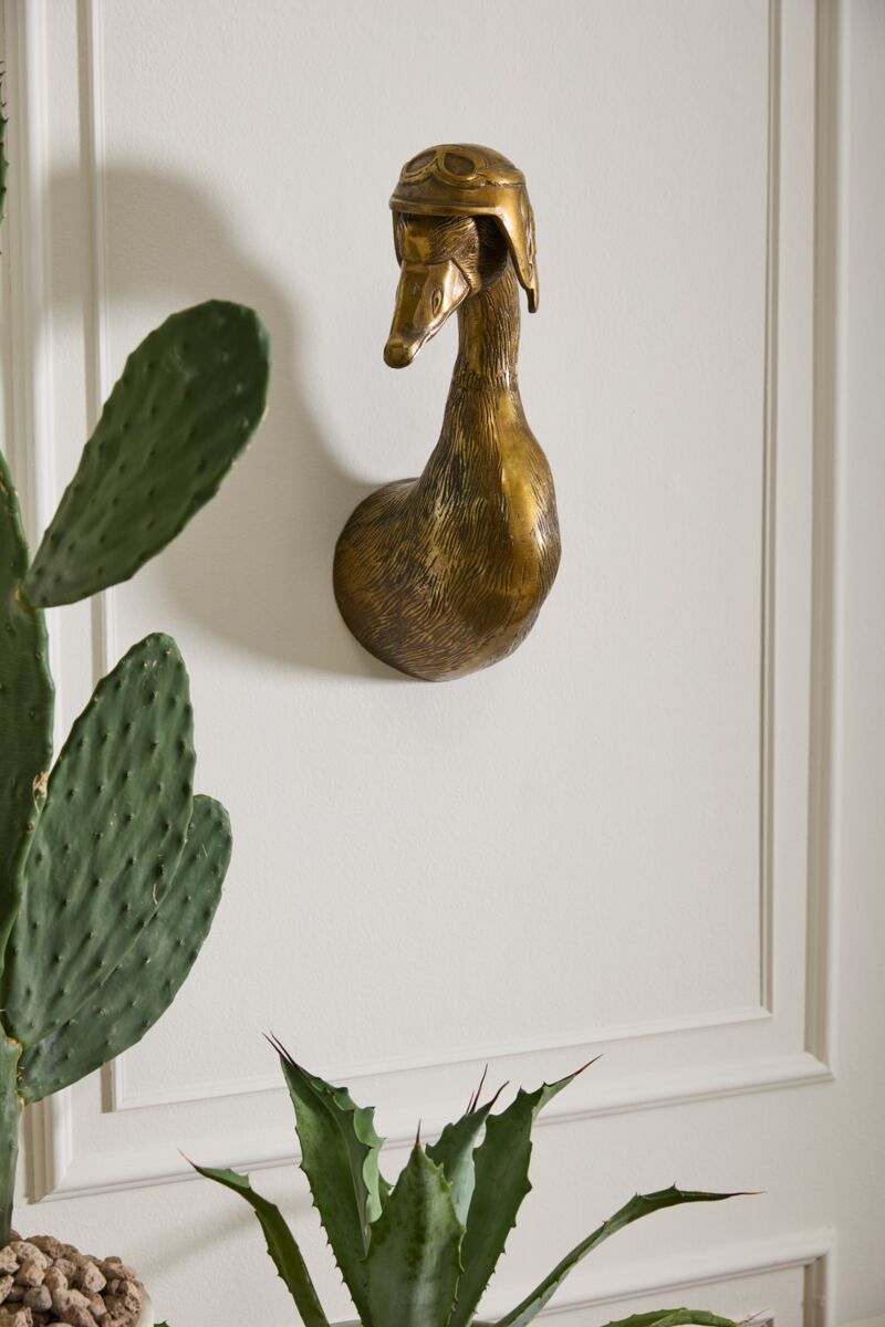 Charlie the Duck Wall Mount (Antique Brass Finish)