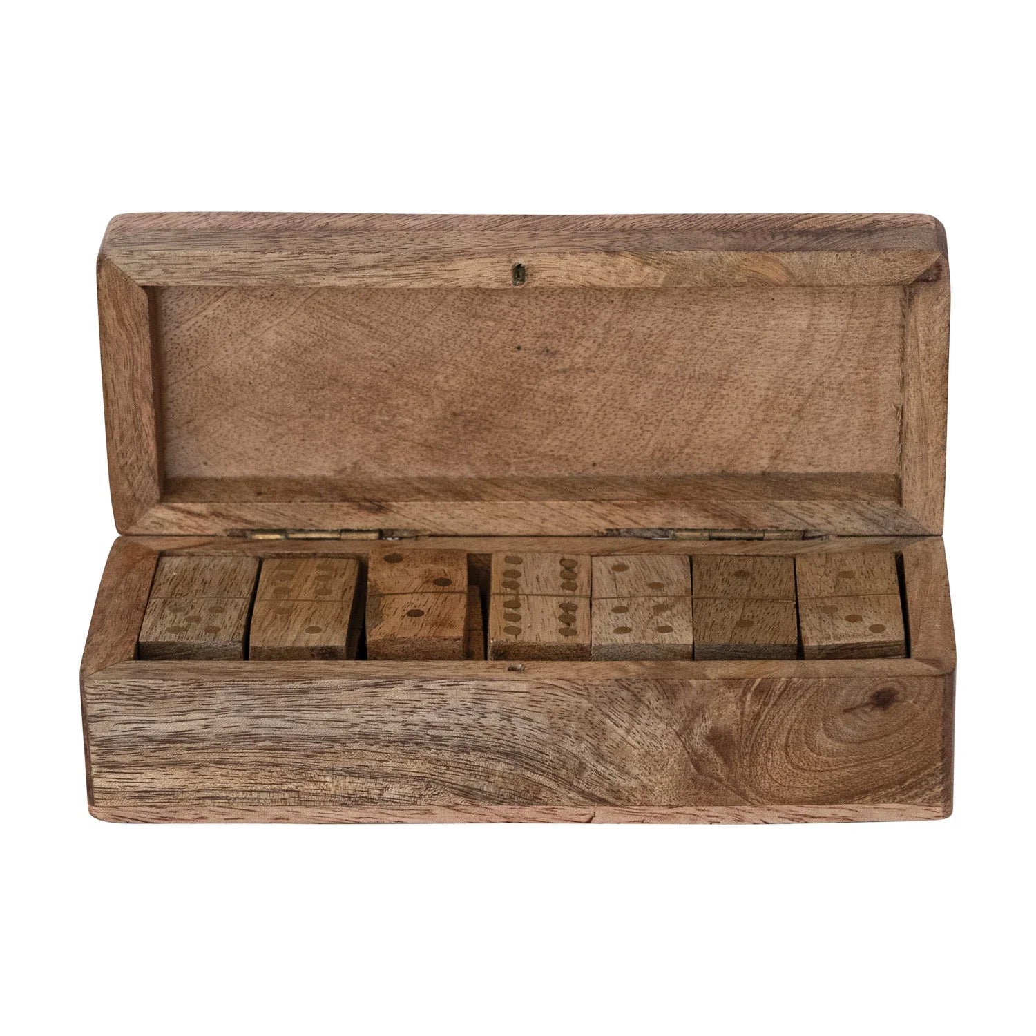 Mango Wood Dominoes Set
