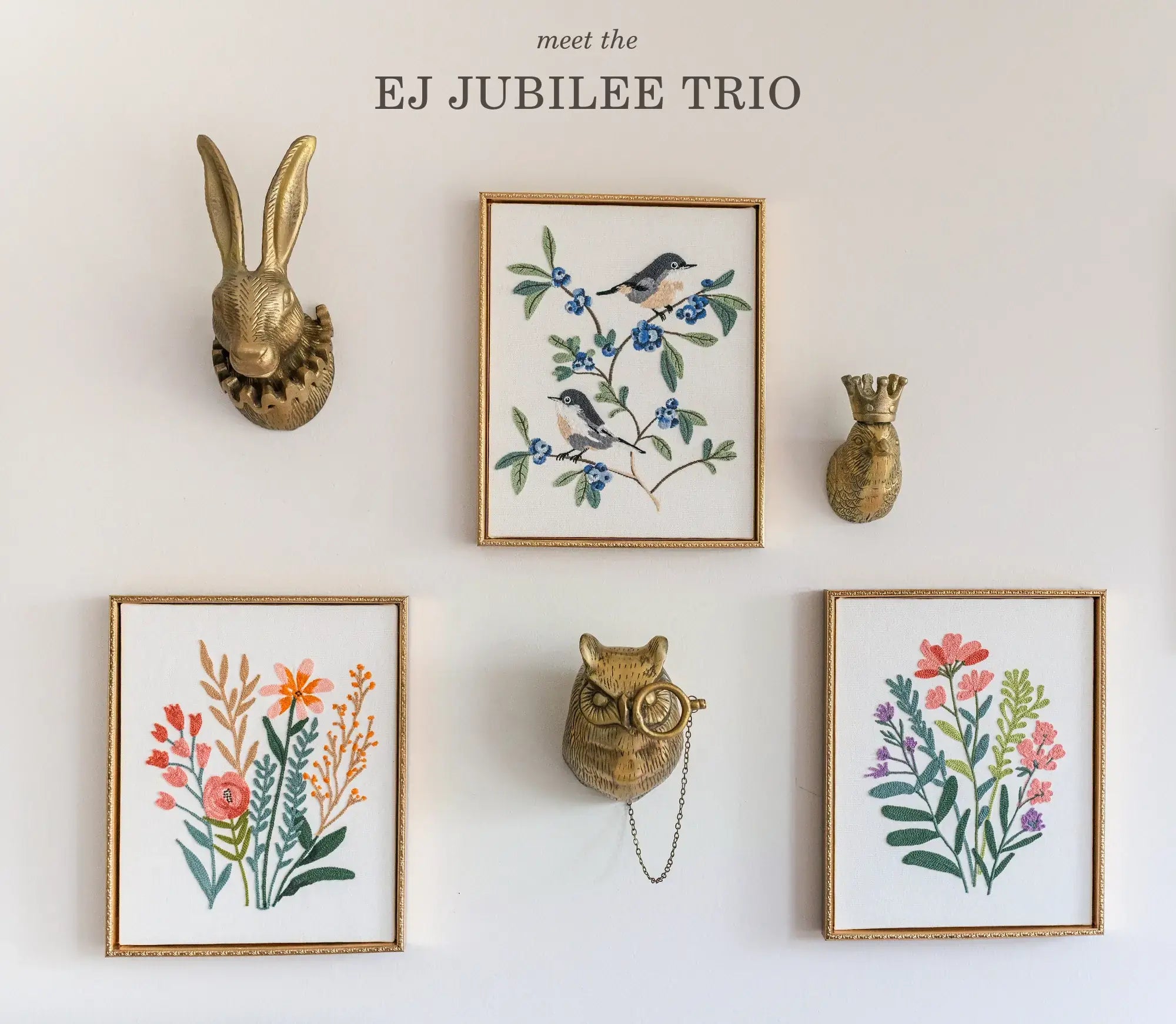 EJ Jubilee Trio - Antique Champagne Finish