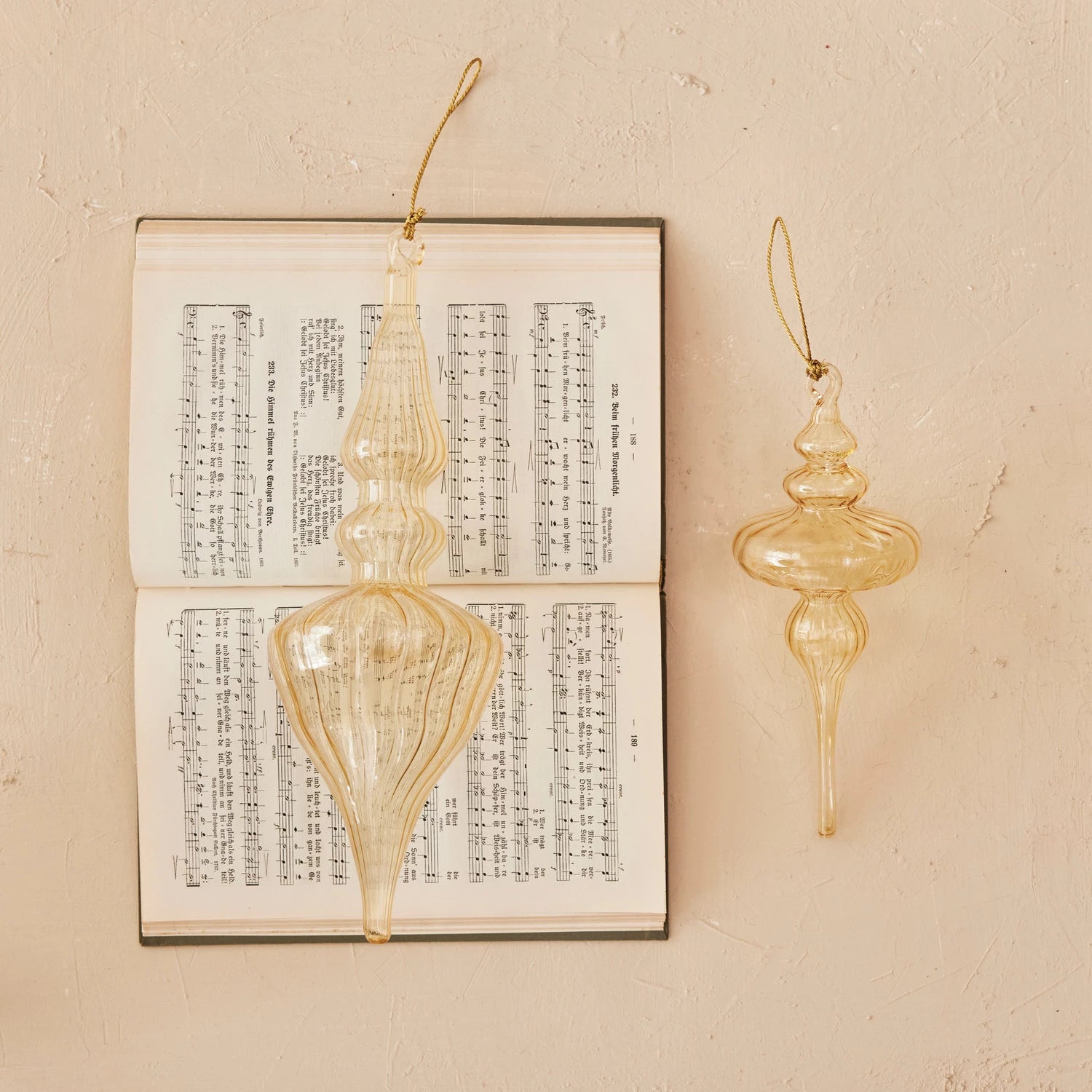 Glass Finial Ornament