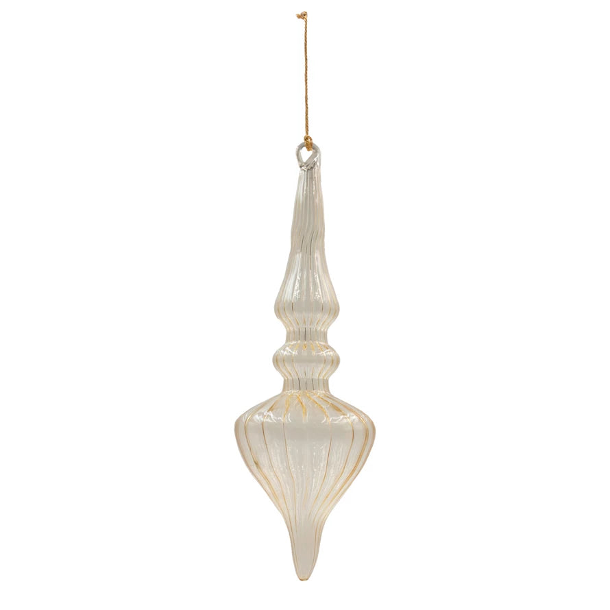 Glass Finial Ornament