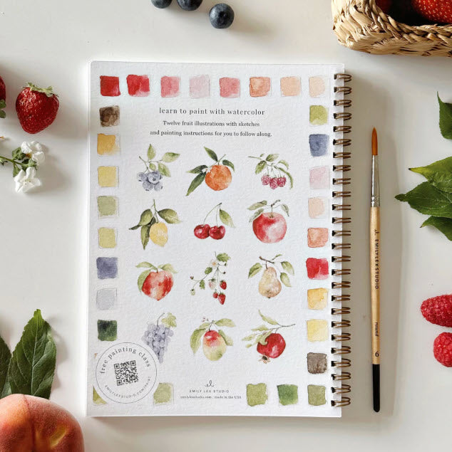 Fruit Watercolor Workbook