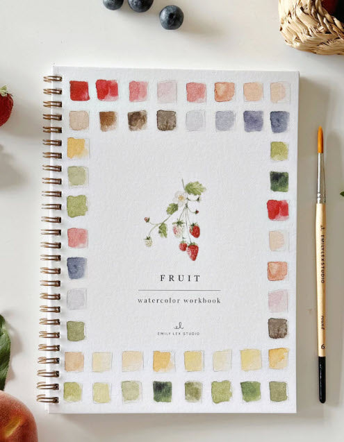 Fruit Watercolor Workbook