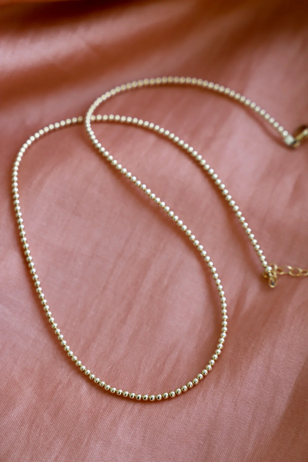 Gold Beaded Necklace