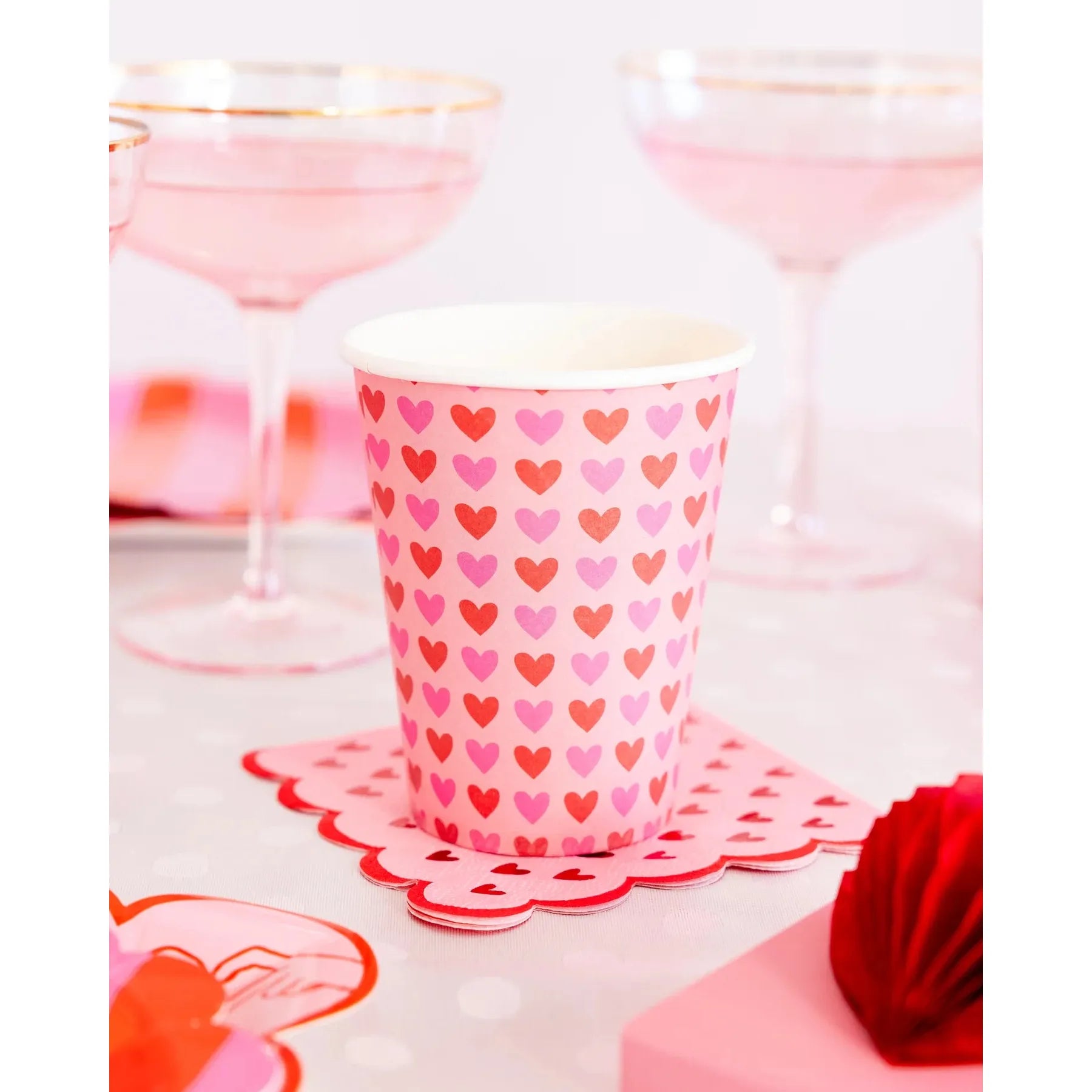 Hearts Party Cups