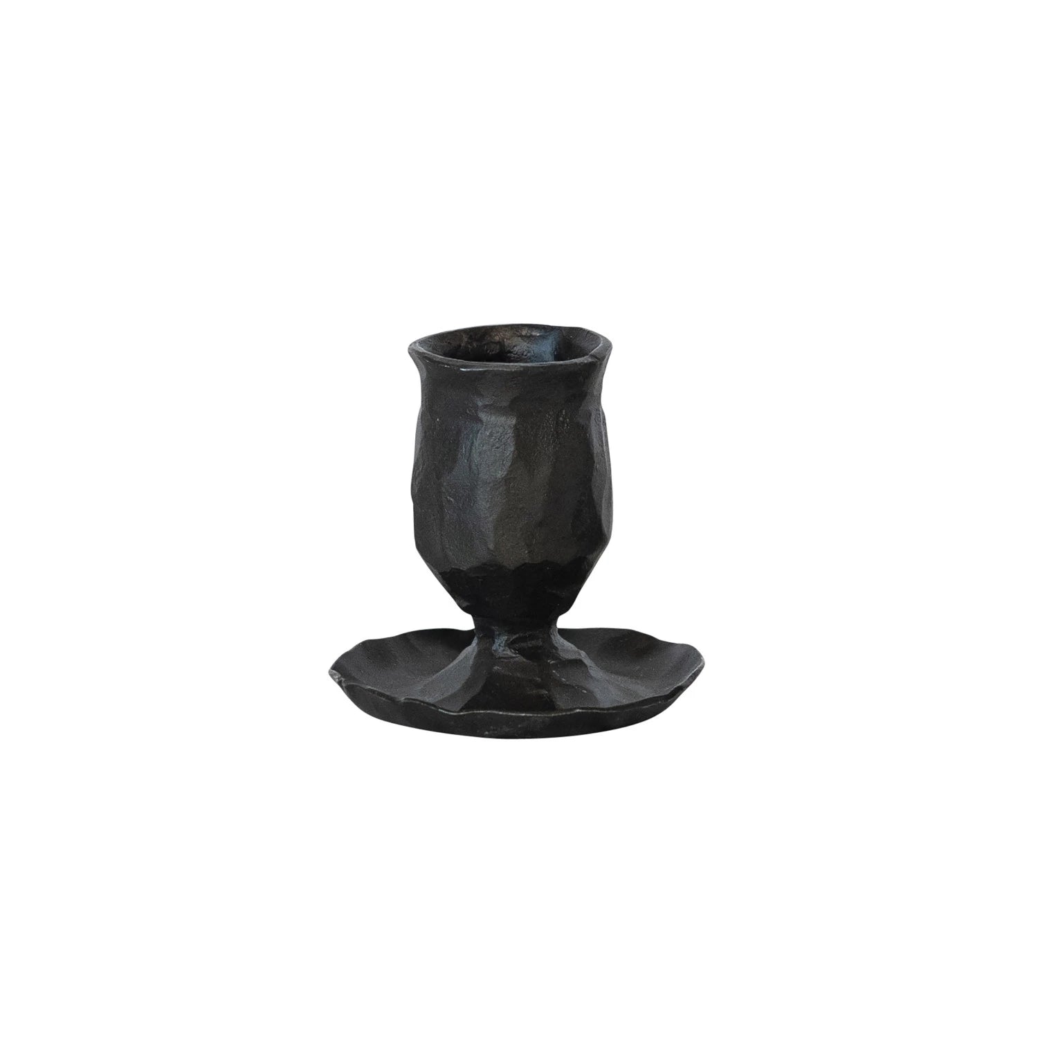 Round Iron Taper Candle Holder