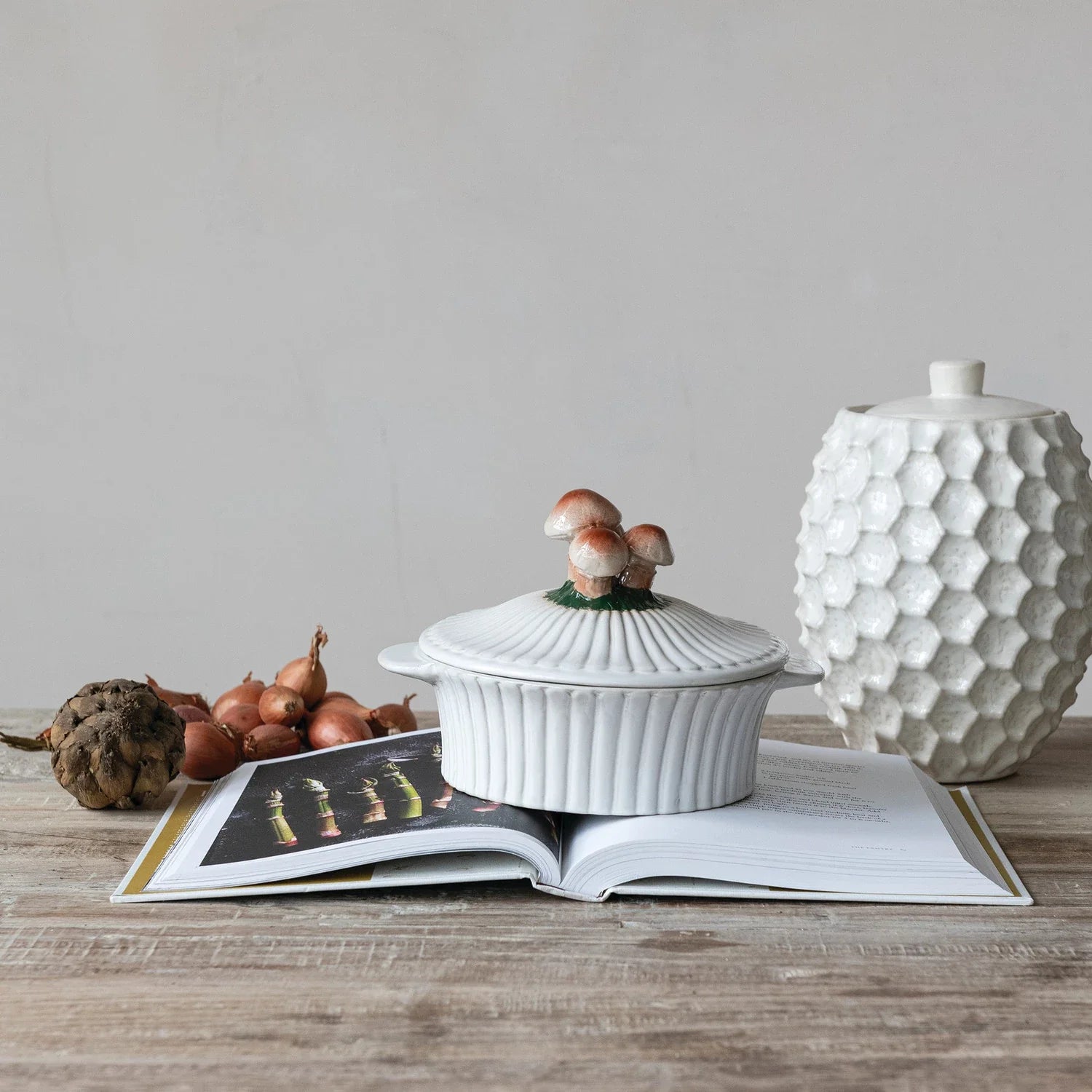 Stoneware Sculptural Jar