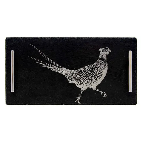 Large Slate Serving Tray - Pheasant