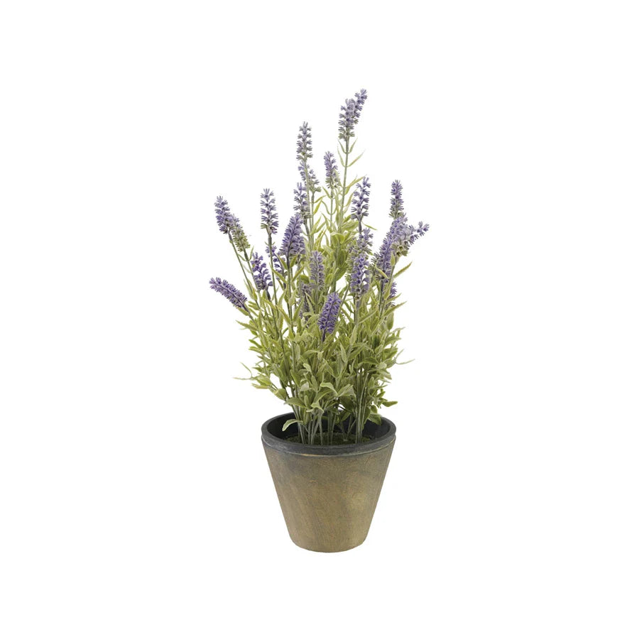 Faux Lavender Plant