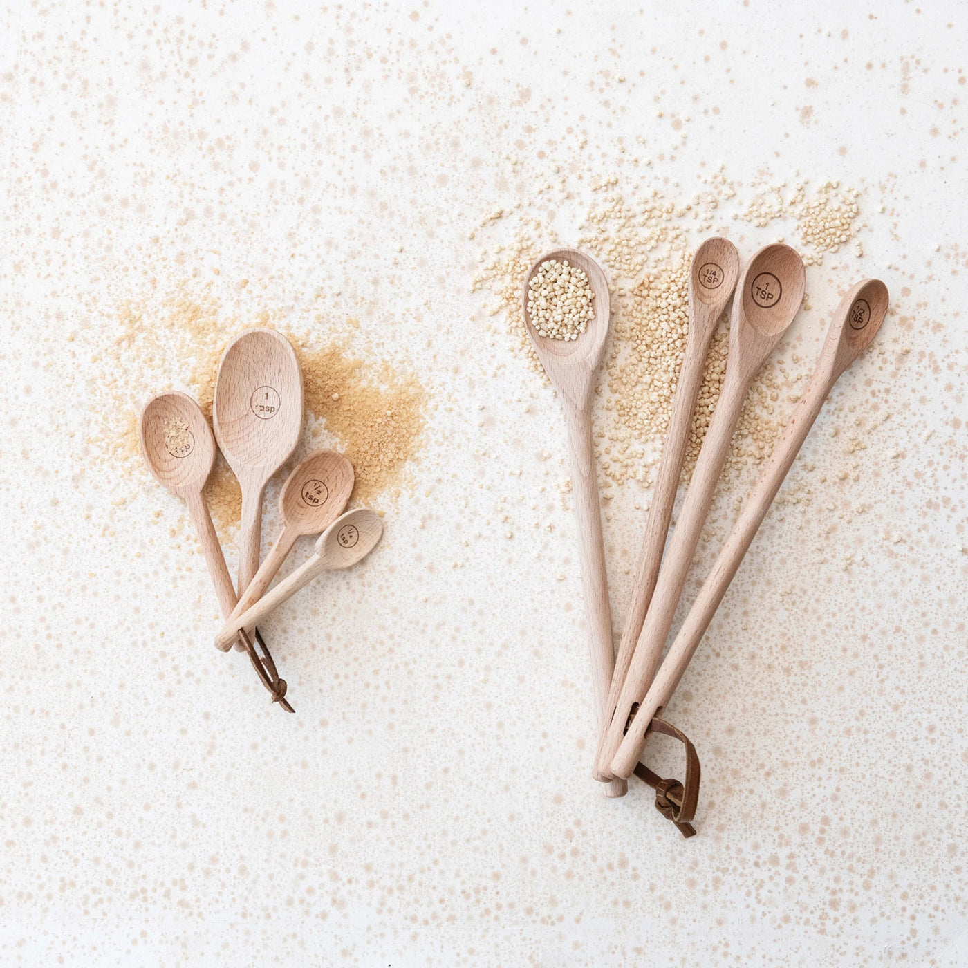 Long Wood Measuring Spoons