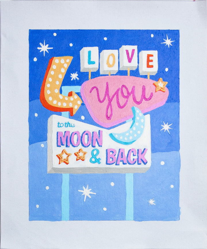 Paint By Numbers - Love You To The Moon