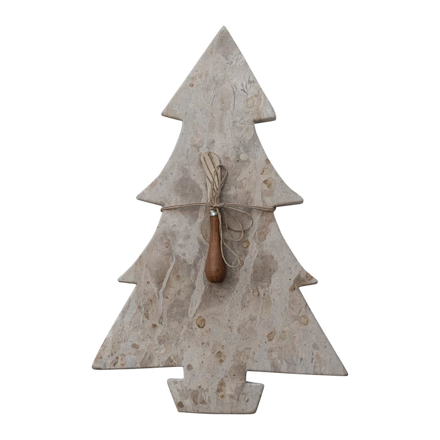 Marble Christmas Tree Board