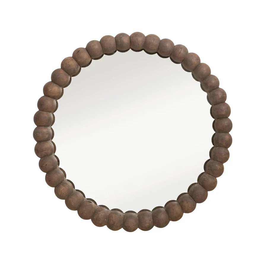 Wood Rimmed Mirror
