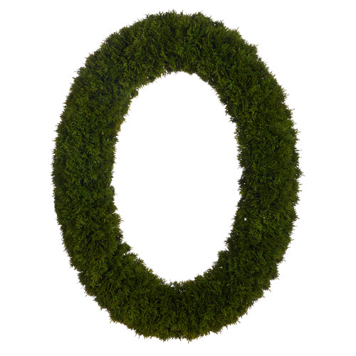 Oval Cedar Wreath
