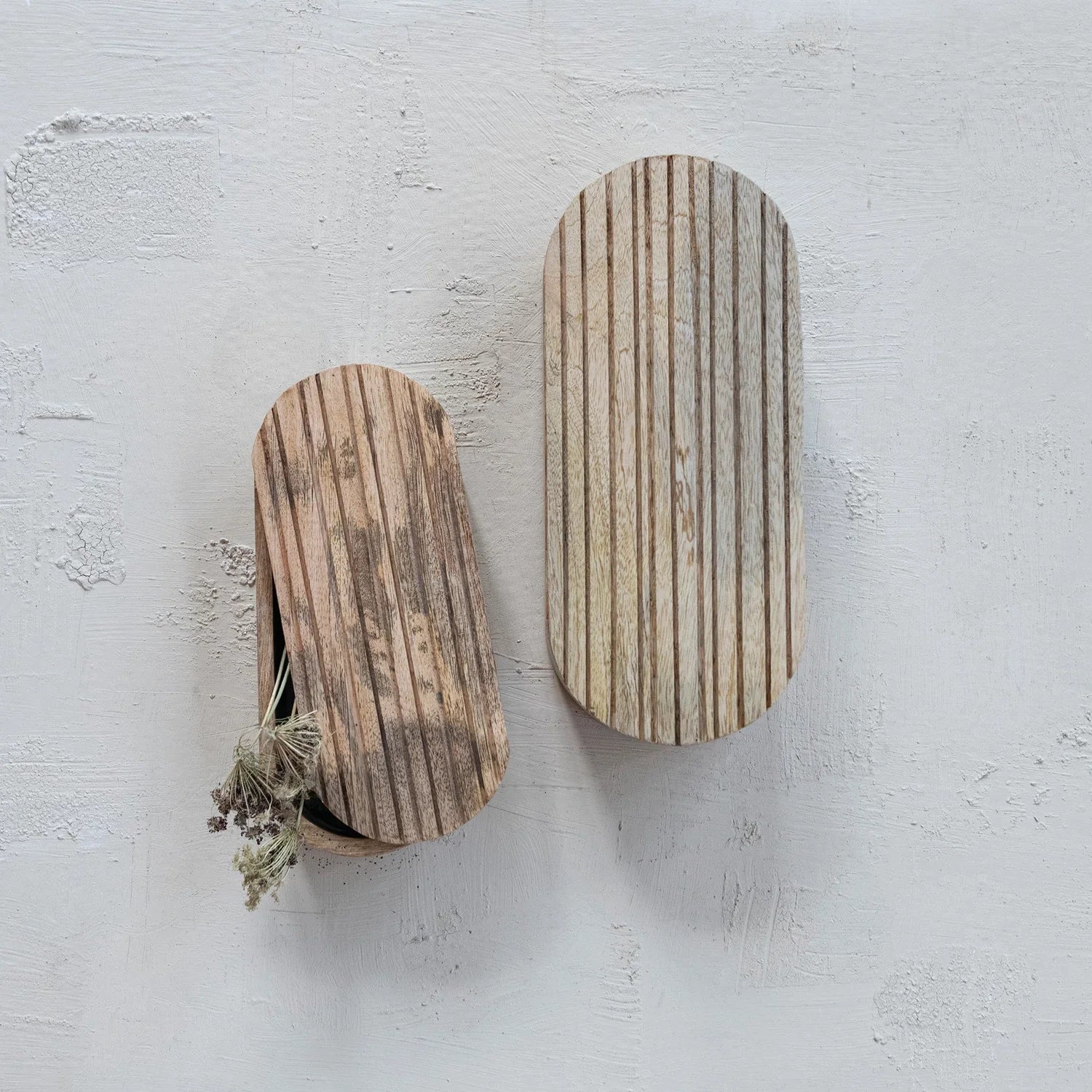 Oval Wooden Box
