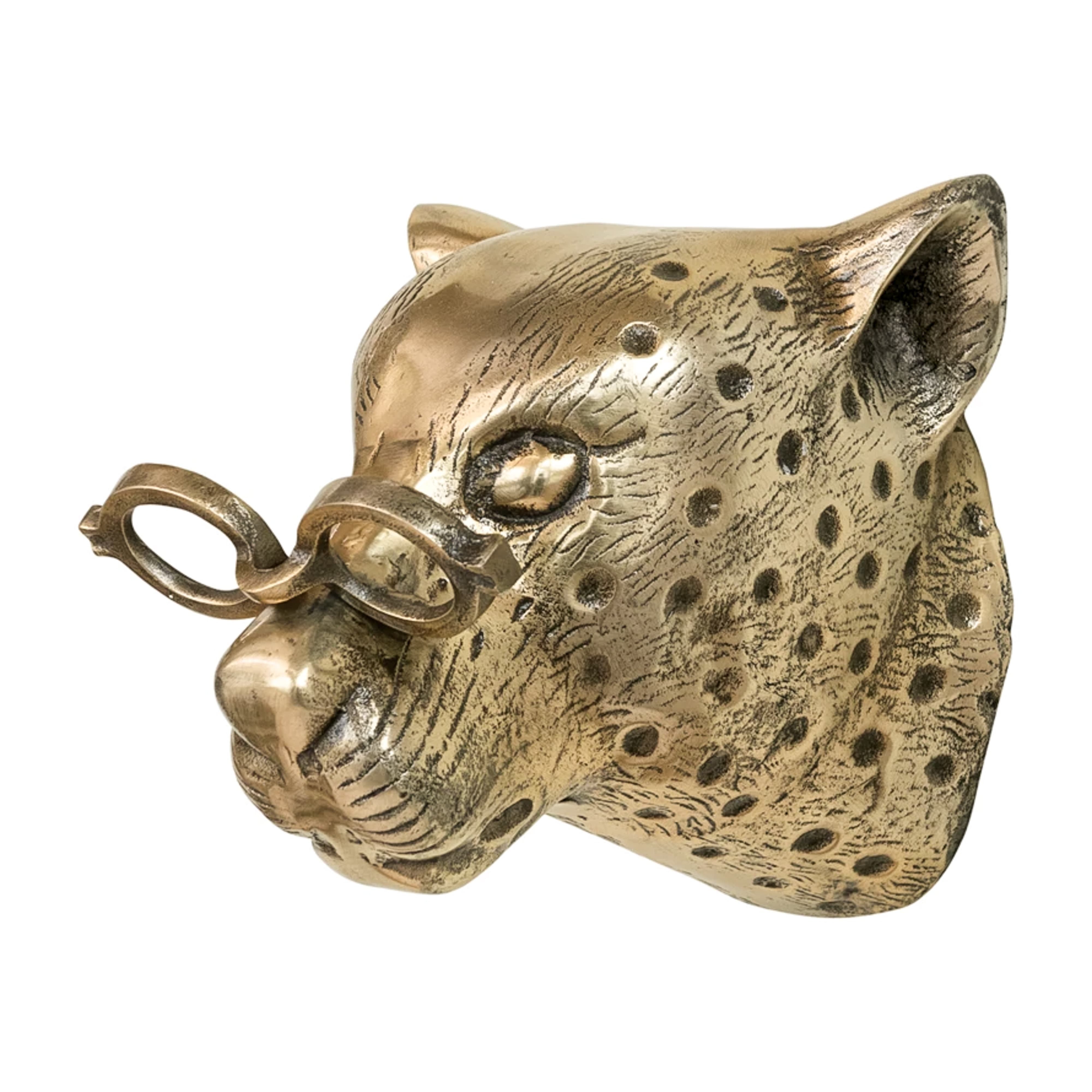 Percy the Cheetah Wall Mount (Antique Champagne Finish)