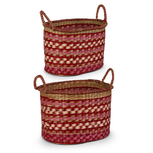 Red Woven Basket
