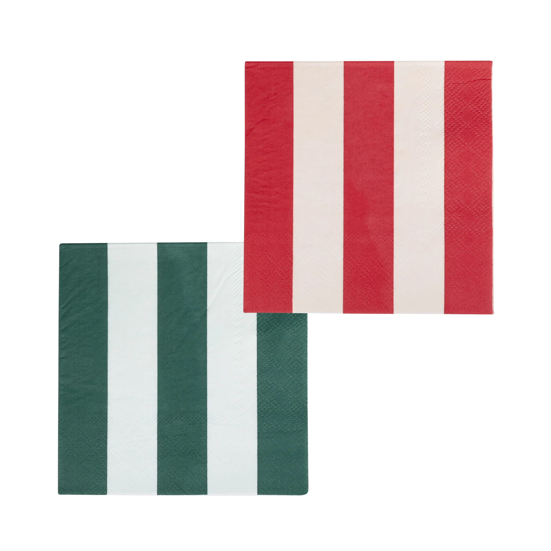 Striped Cocktail Napkin Set