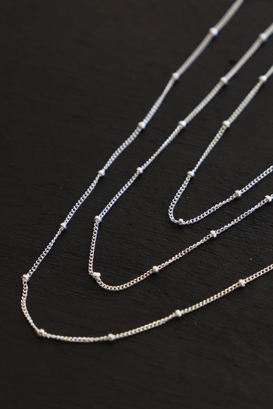 Silver Satellite Cable Chain - 16in