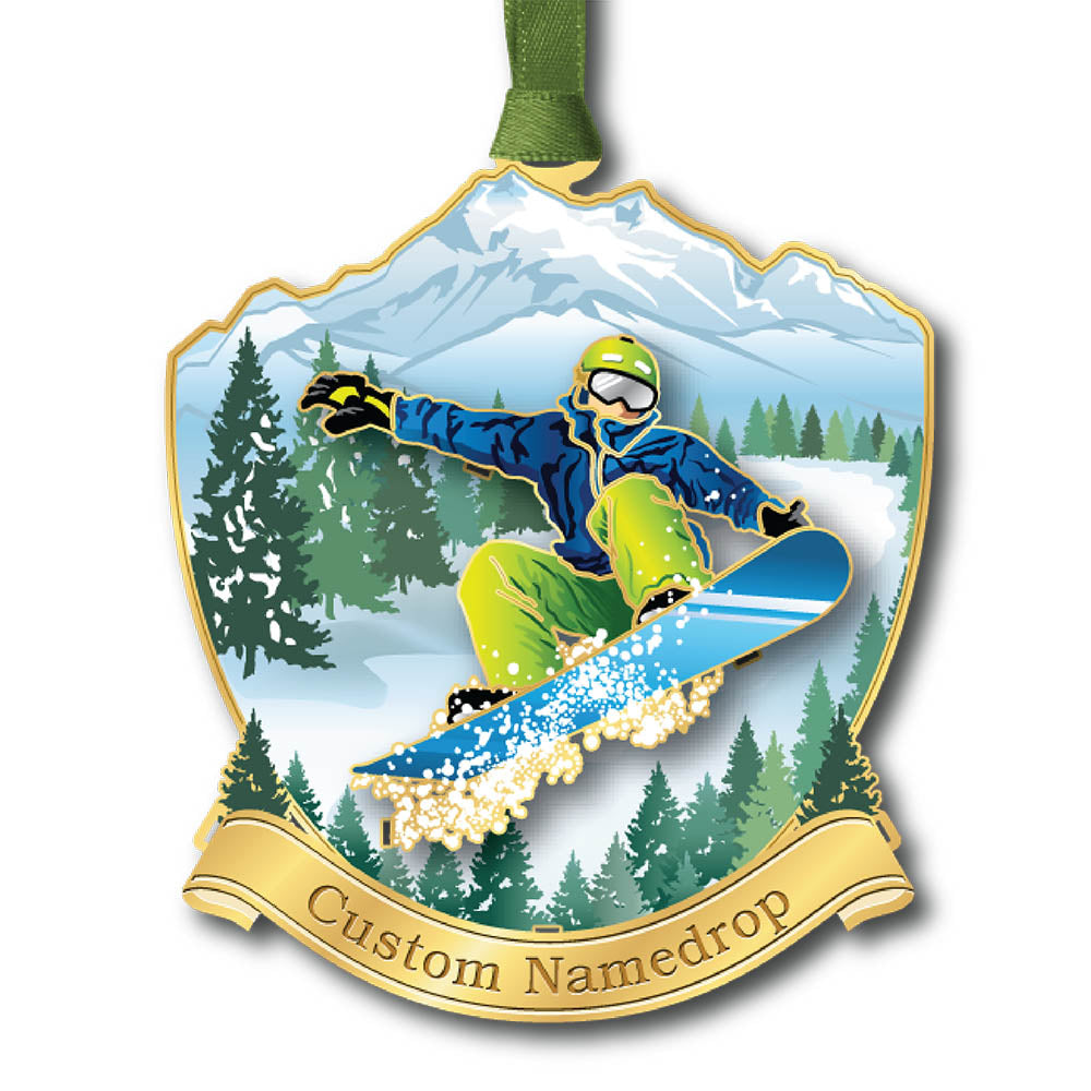 Snowboarder Ornament